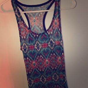 Sheer print tank